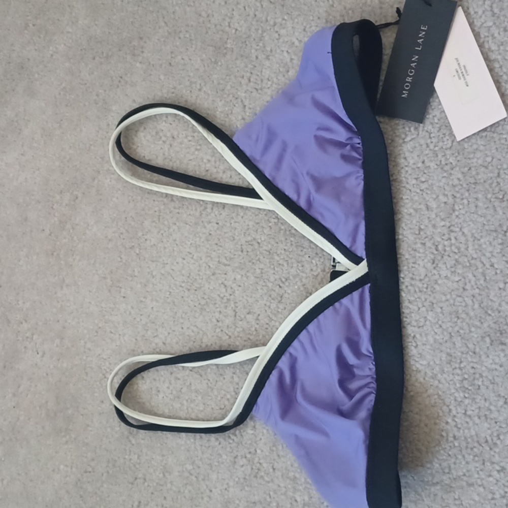 NWT Morgan Lane Jourdan Orchid Bikini Top Swimwear Size Large 19S62SLT